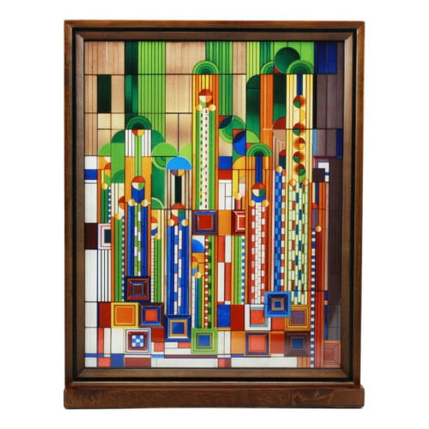 Ebros Frank Lloyd Wright Saguaro Forms And Cactus Flowers Stained Glass Art Desktop Plaque Or Wall Decor Hanger 15 H X 12 W Com - Frank Lloyd Wright Wall Art Ebros Frank Lloyd Wright Saguaro Forms And Cactus Flowers Stained Glass Art Desktop Plaque Or Wall Decor Hanger 15 H X 12 W Com - Frank Lloyd Wright Wall Art