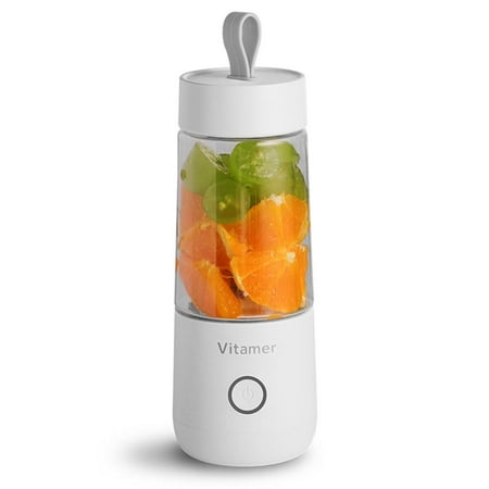

Jocestyle 350ml Smart USB Juice Cup Portable Blender Smoothie Juice Machine (White)