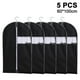 thumbnail image 1 of Juego de 5 bolsas colgantes para ropa para almacenamiento, funda para traje transpirable para armario, funda protectora para traje antipolvo con cremallera para abrigo, chaqueta Adepaton 2035230-2, 1 of 8