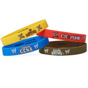 WWE Party Favor Rubber Bracelets, 4ct