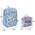 thumbnail image 2 of Lilo & Stitch Angel & Stitch All-Over Print 16" Backpack With Lunch Kit, 2 of 7