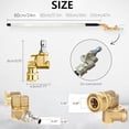 thumbnail image 6 of Radiator Cleaning Wand with Air Pipe Quick Connector, 4500 PSI 24-47” High Pressure Radiator Cleaning Tool, for Automotive Radiators, Condensers, Hvac & Heavy Machinery (32in+Switch), 6 of 6