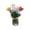 Mini Glass Flowers in Vase-H-A2, variant on Inglocoh Mini Glass Flowers in Vase, Tiny Glass Flowers in Vase with Stems, 13 Color Miniature Glasses Flowers, Mini Glasses Flowers Bouquet for Mother's Day, Office, Home H
