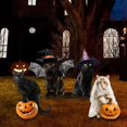 thumbnail image 1 of 4 estatuas de gato para jardín, estacas para jardín, decoración de Halloween, lindo letrero de césped, figuras de gatito, inserto de suelo para, 1 of 8