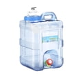 thumbnail image 2 of Water Container Water Storage Barrel Portable with Handle Water Tank with Faucet 15L, 2 of 9