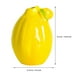 thumbnail image 2 of Jarrón de cerámica con forma de limón para arreglos florales, centro de mesa decorativo moderno para la mesa de la cocina, decoración de escritorio, adorno único para el hogar, 2 of 7