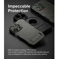 thumbnail image 4 of Ringke [Alles] Heavy-Duty Protective MagSafe Compatible Standing iPhone 15 Pro Case - GunMetal, 4 of 11
