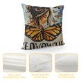 thumbnail image 4 of Butterfly Throw Pillow Covers  Butterfly Gifts for Girls Women, Gifts for Butterfly Lovers, Butterfly Room Decor for Girls, Butterfly Bedroom Decor, 4 of 5