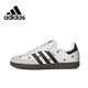thumbnail image 3 of Pantalones cortos Adidas Original Samba OG Classic Retro Low Top, zapatos casuales a juego en blanco y negro para hombres y mujeres, 3 of 5