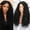 2, variant on Glueless wigs, pre-plucked and pre-cut for beginners, women's synthetic lace front wigs, long wavy lace hairline with middle parting, suitable for daily parties, ready to wear in 3 seconds
