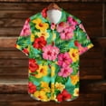 thumbnail image 4 of Timoontee Hawaiian Shirt For Men Unisex Summer Beach Casual Short Sleeve Button Down Shirts Printed Clothing Multicolor XXXL, 4 of 9