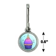 thumbnail image 4 of Unicorn Cupcake with Sprinkles Rainbow Antiqued Charm Clothes Purse Suitcase Backpack Zipper Pull Aid, 4 of 4