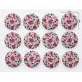 thumbnail image 3 of IBA Indianbeautifulart Pink Flower Watercolor Decorative Buttons For Sewing Crafting&nbsp;Handmade Button Canvas Fabric Buttons 25 Mm Pack Of 50, 3 of 7