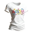 thumbnail image 5 of CHENge Down Syndrome Awareness Shirts for Women World Down Syndrome Day Tshirt Love Hearts Tee Top, 5 of 5