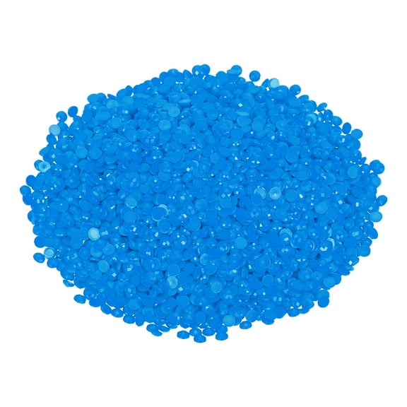 Uxcell 8000 Pcs Diamond Art Painting Beads Round 5D Diamond Art Painting Drills Accessories for Gem Replacement Blue