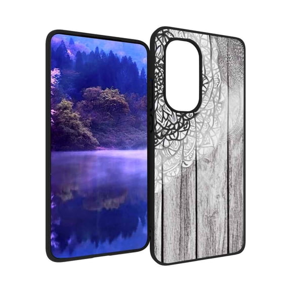 Compatible with Motorola Moto Edge 2022 Phone Case, Mandala-jpg Case Men Women, Flexible Silicone Shockproof Case for Motorola Moto Edge 2022