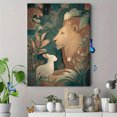 thumbnail image 4 of Toile Murale Tropicale Lion et Agneau 15,75 X 11,81 Pouces, 4 of 8