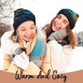 thumbnail image 4 of Zufioo Colorful Flower Bird Print Adult Knitted Hat, Unisex Cuffed Brimless Ski Hat, Suitable for Autumn and Winter, 4 of 6