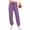 Purple, variant on Fantaslook Fleece Lined Sweatpants for Women High Waisted Winter Baggy Pants with Pockets Drawstring Elastic Waist Joggers