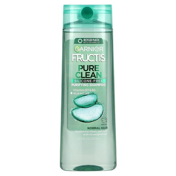Garnier, Fructis, Pure Clean, Fortifying Shampoo with Aloe, 12.5 fl oz Pack of 4