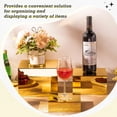 thumbnail image 4 of Expositor para bufet Risers Suzile, acrílico, 9 unidades, dorado, 4 of 5