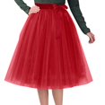 thumbnail image 4 of Stylish Women's Skirt Tutu Adult Short Petticoat Midi Skirt for Dressy Occasions Versatile Fashion Piece for Various Events and Parties, 4 of 8
