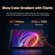 XPPen Artist 16 3rd Graphic Tablet/Pro 15.4-inch Pen Display/1080P 16.7M Colors Drawing Monitor/16384-Levels X4 Smart Stylus/Anti-glare Eye-protection Drawing Tablet with Screen