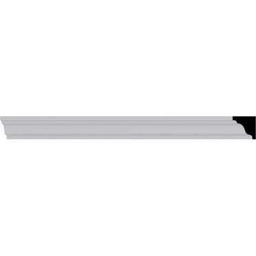 3/4"H x 3/4"P x 94 1/2"L, (1" Repeat), Hillsborough Traditional Smooth Crown Moulding
