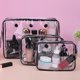 thumbnail image 1 of Bolsa transparente con cremallera Bolsa de aseo portátil con cierre de cremallera para mujeres Viajes de negocios, 1 of 9