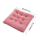 thumbnail image 3 of Cojín grueso para silla de oficina y hogar | Cojín cuadrado de 45 x 45 cm con cierres de velcro | Cojín de terciopelo lavable a máquina para silla de escritorio, estudiante, suelo o coche, 3 of 4