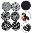 thumbnail image 3 of Unique Bargains Anti-Slip Drink Coaster Set Black, 3 of 5