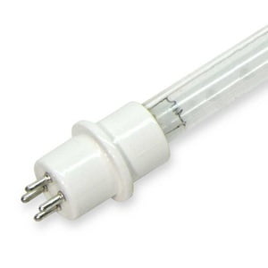 LSE Lighting UV Germicidal Lamp Quartz Glass 18" 4pin Base Compatible UV-18 UV-18C