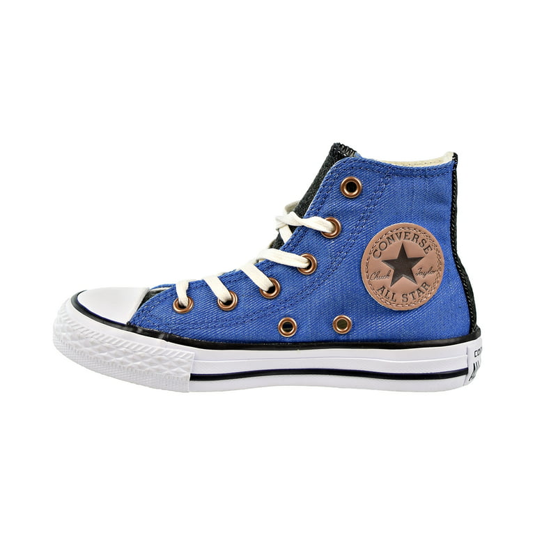 Converse Chuck Taylor All Star Hi Little Shoes Blue-Black-White 659965f - Walmart.com