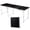 Black, variant on IVV 3FT Folding Camping Table, Height-Adjustable Lightweight Aluminum Picnic Table with Carry Handle for Outdoor Indoor Party BBQ Hiking Beach (White)