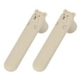 thumbnail image 1 of Uxcell 2 Pcs Fundas para Pomos de Puerta, Protector de Pomo de Puerta de Silicona, Funda Suave Anticolisión para Tiradores de Puertas para Dormitorios, Baños, Oficinas, Beige, 1 of 7