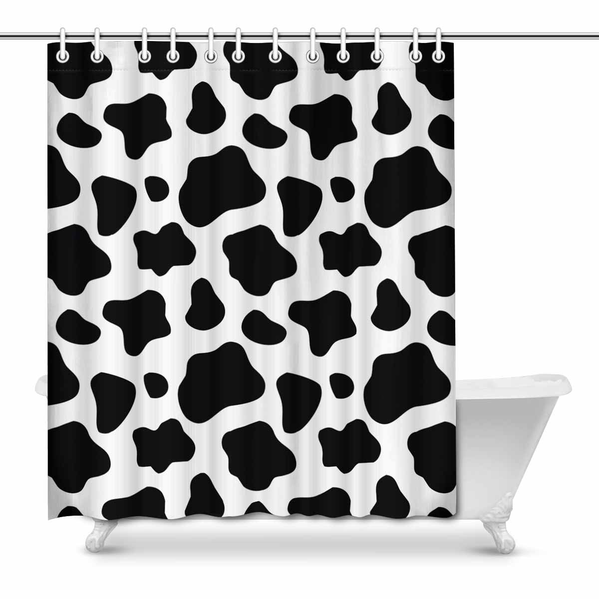 Details about   Jersey Cow Print Shower Curtain-Free Shipping 
