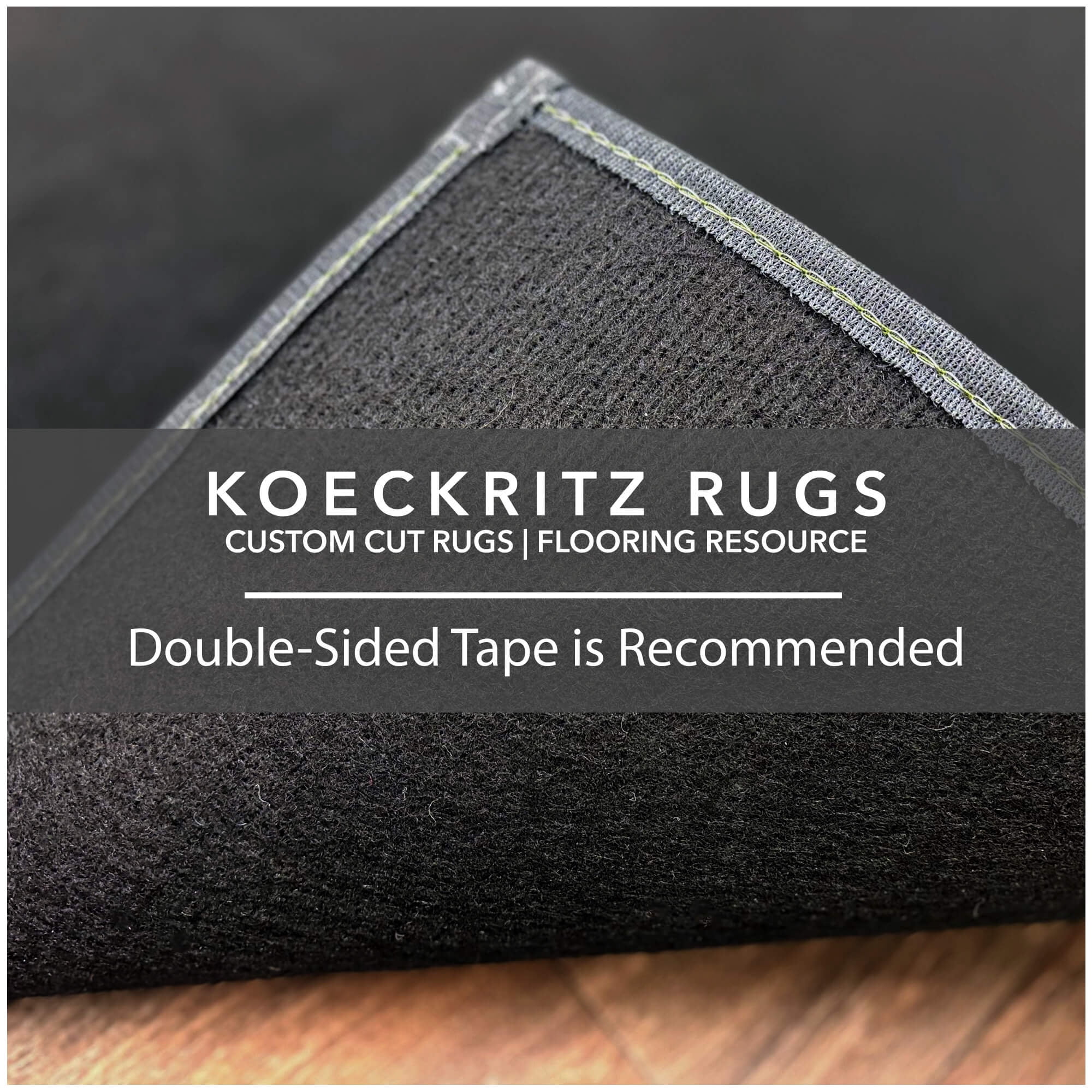 Koeckritz Rugs 12'x18' Black Indoor-Outdoor Slim Economy Area Rug, Durable & Practical