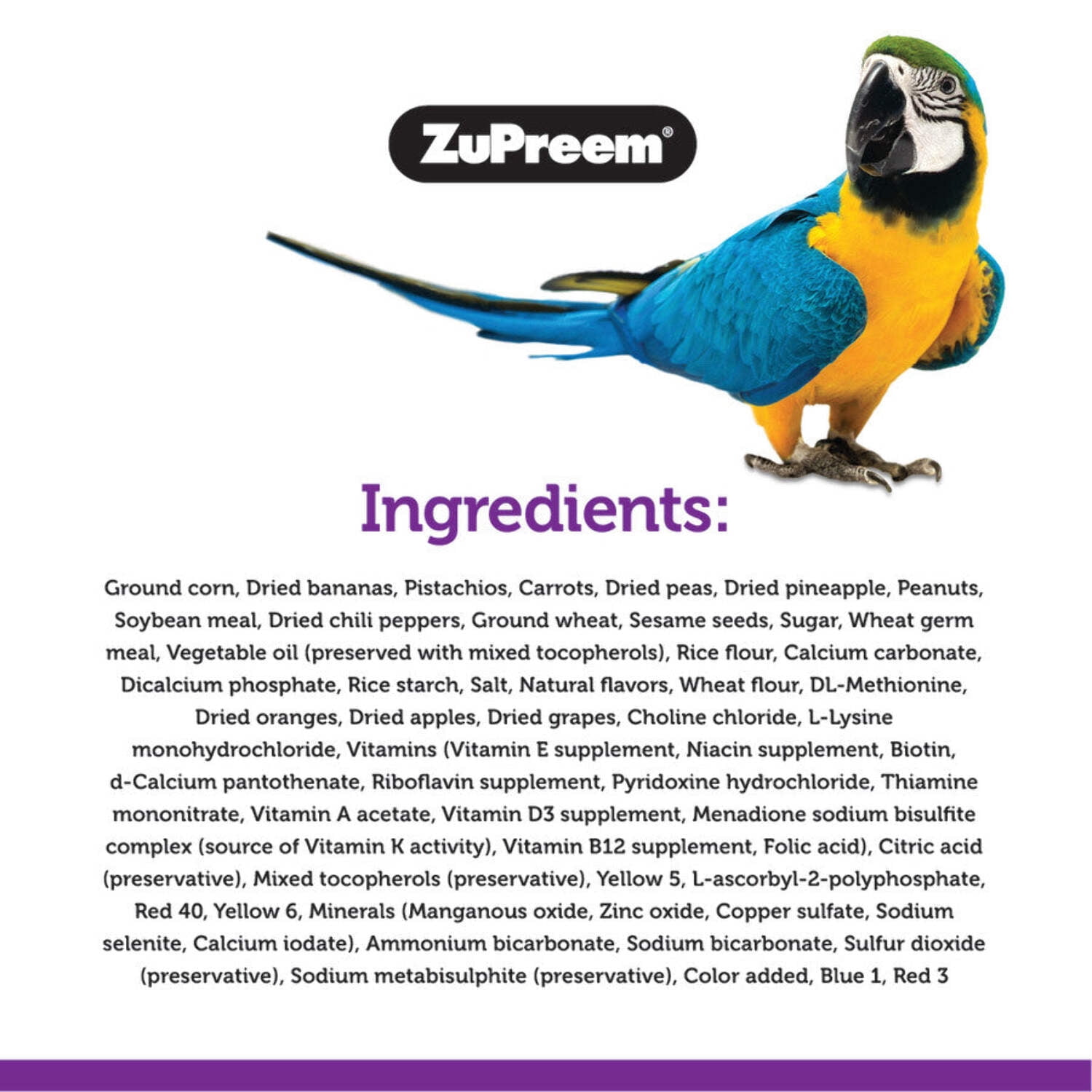 ZuPreem Pure Fun Bird Seed