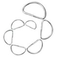 thumbnail image 3 of DECORNIJIA Suitcase Strap D Ring Silver 100Pcs 1.73X0.98X0.12In, 3 of 8