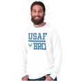 thumbnail image 4 of US Air Force USAF Bro Brother Men's Big & Tall Long Sleeve Graphic Tee Brisco Brands 3X, 4 of 5