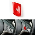thumbnail image 1 of For BMW 3 Series E46 M3 98-04 ABS Red Replacement Steering Wheel VO Button Cover, 1 of 11