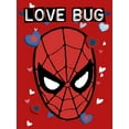thumbnail image 2 of Girl's Marvel Spider-Man Candy Heart Love Bug  Graphic Tee Red Small, 2 of 5