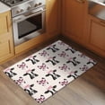 thumbnail image 3 of Cute Bow Cow 2'x3' Washable Rug, Beige Farmhouse Cute Animals Non-Slip Soft Doormat Area Rugs for Entrance Bathroom Bedsides, StainResistant Carpet for Kitchen Bedroom, Entryway Floor Mat, 3 of 9