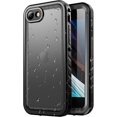 thumbnail image 1 of Funda impermeable para iPhone SE, 8, resistente a la suciedad, carcasa completa a prueba de golpes con protector de pantalla integrado, carcasa resistente para iPhone SE, 8, 7, transparente, 1 of 6