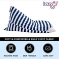 thumbnail image 7 of Bean Bag Covers Navy Microfiber 55"x35" Microfiber Storage, 7 of 7