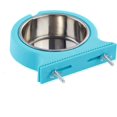 thumbnail image 1 of ZHAOCHENG Cuenco para perros con forma de jaula, de acero inoxidable extraíble, para colgar en la jaula de mascotas, comedero para agua y comida para perros, gatos, conejos y cachorros, 1 of 5