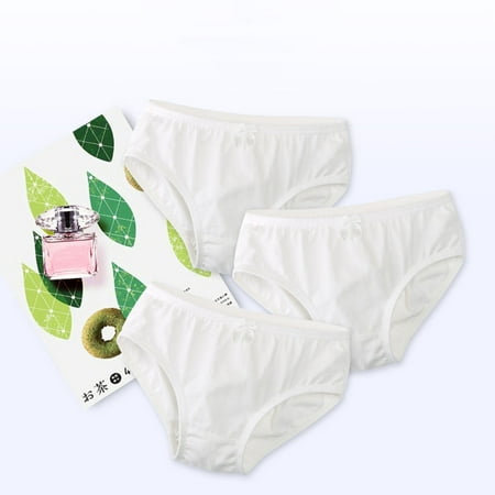 unbranded 3 Pcs Ballet Underwear Seamless Cheeky Girls Panty Child Baby