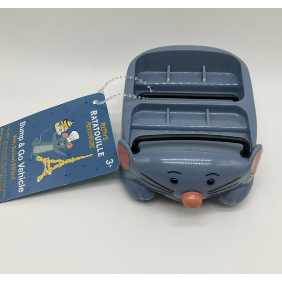 Disney Parks Chef Remy's Ratatouille Adventure Bump and Go Vehicle Toy New