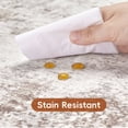 thumbnail image 3 of Uermei 3x5 Washable Entryway Rug: Non-Slip Soft Abstract Indoor Area Rug for Living Room Kitchen Bedroom, Stain-Resistant Door Mat Throw Carpet for Laundry Foyer Home Decor - Brown, 3 of 10