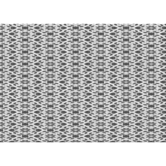 Ahgly Company Machine Washable Indoor Rectangle Transitional Smokey Gray Area Rugs, 6' x 9'